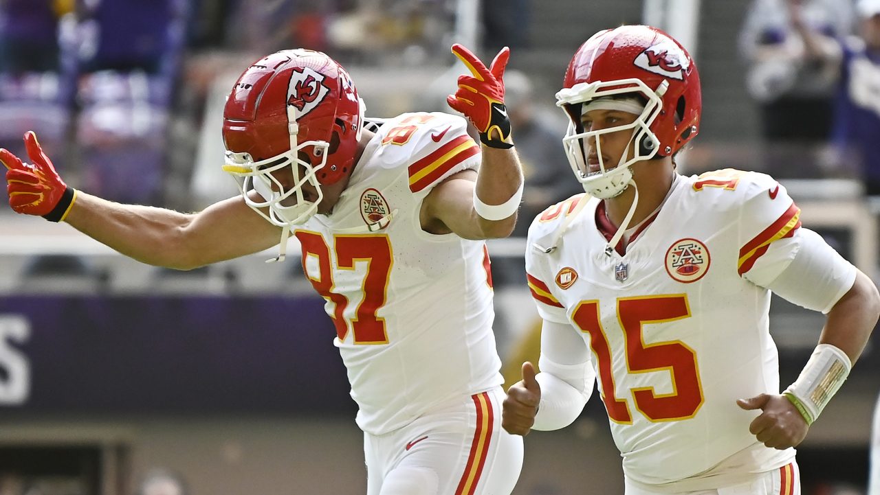 Travis Kelce Patrick Mahomes