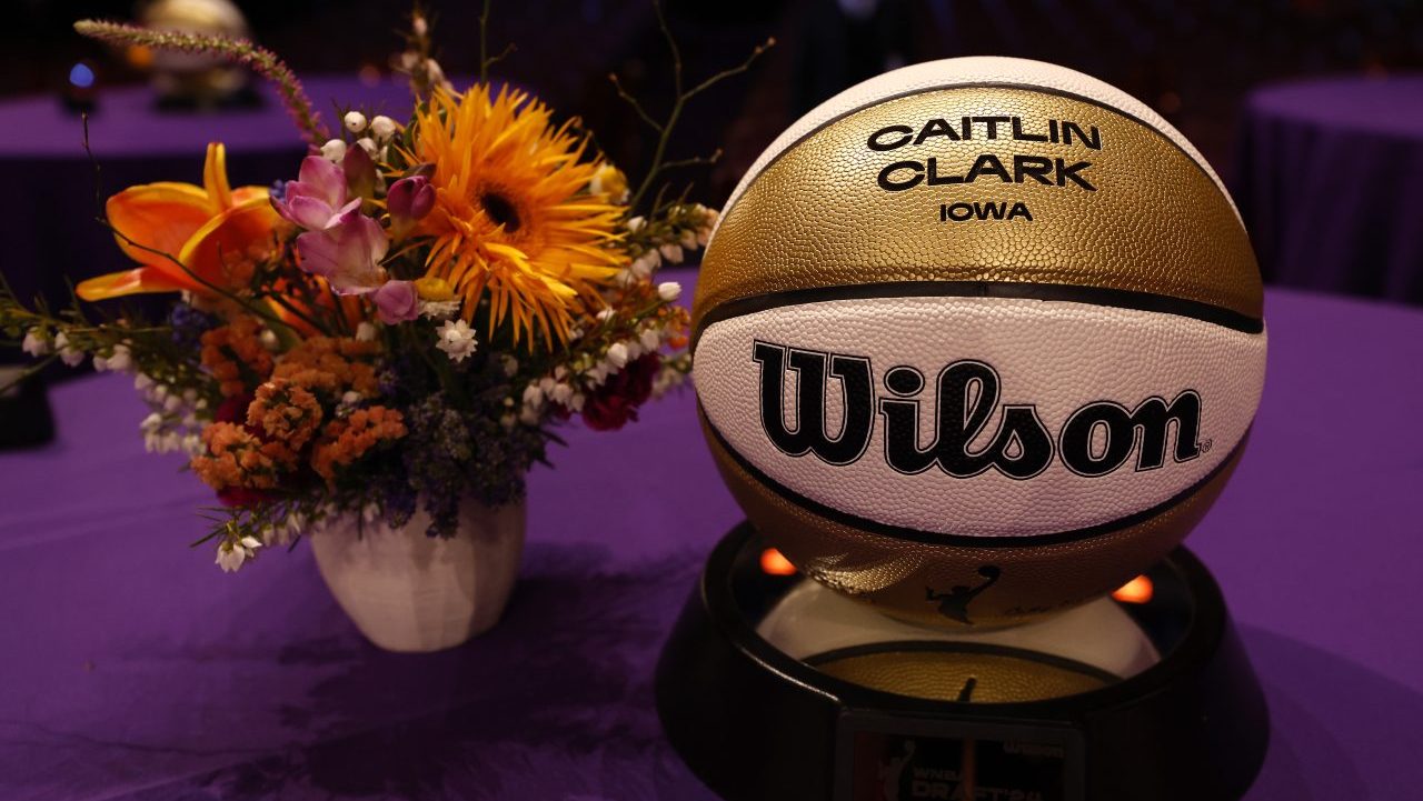 Caitlin Clark commemorative Wilson basketball